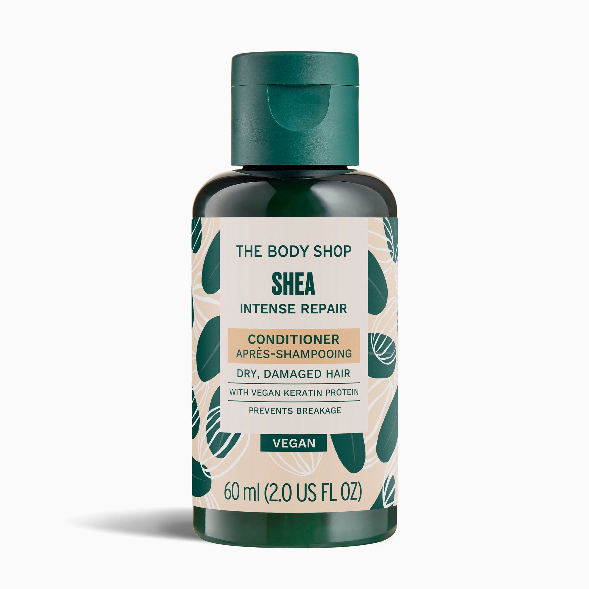 The Body Shop Shea Intense Repair Conditioner bottle on a white background