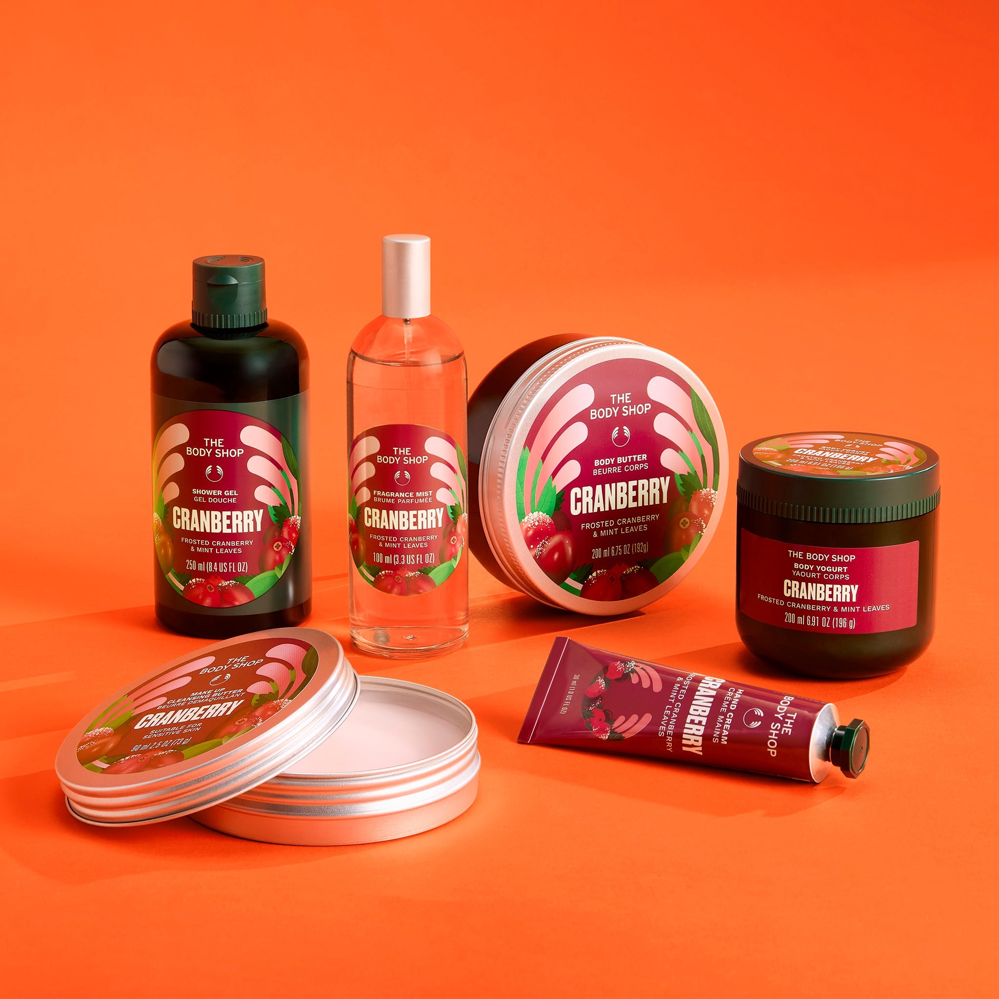 Frosted Cranberry & Mint Leaves Cleansing Butter