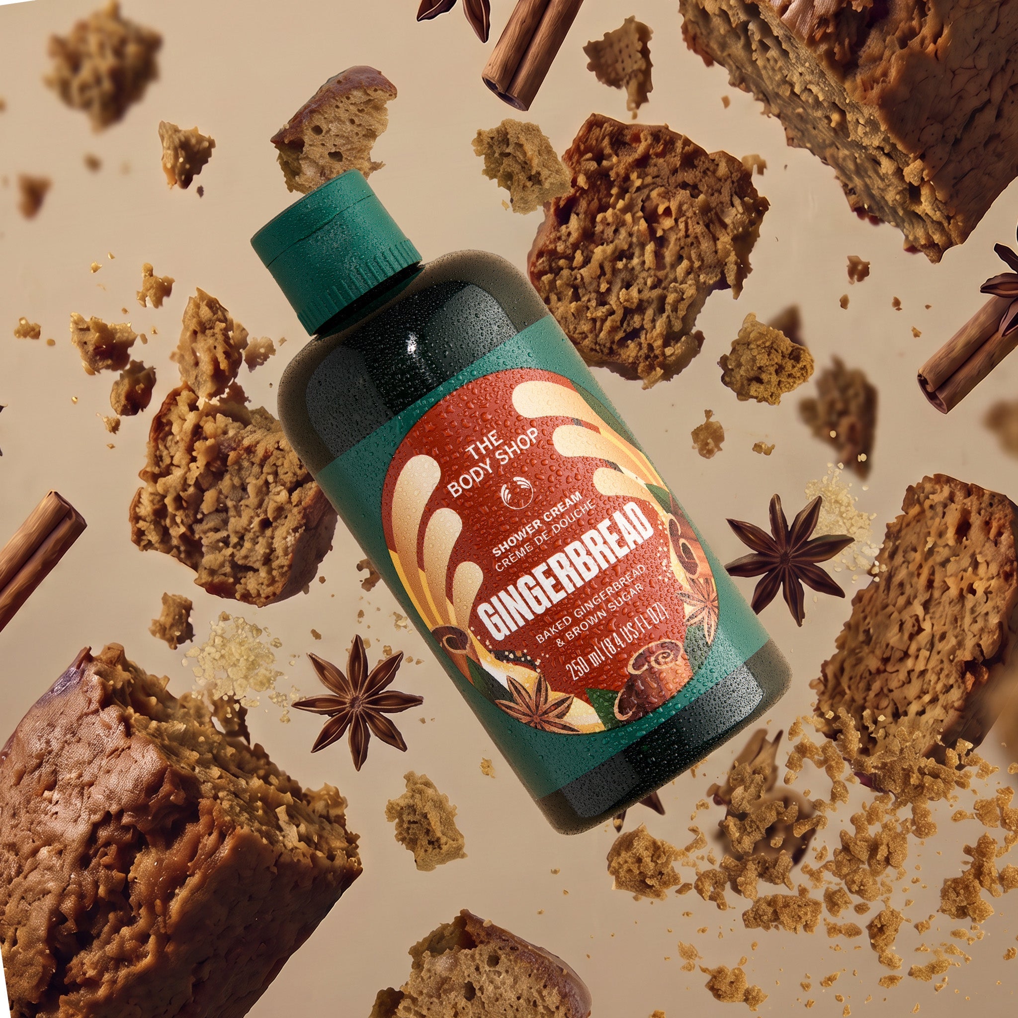 Baked Gingerbread & Brown Sugar Shower Cream
