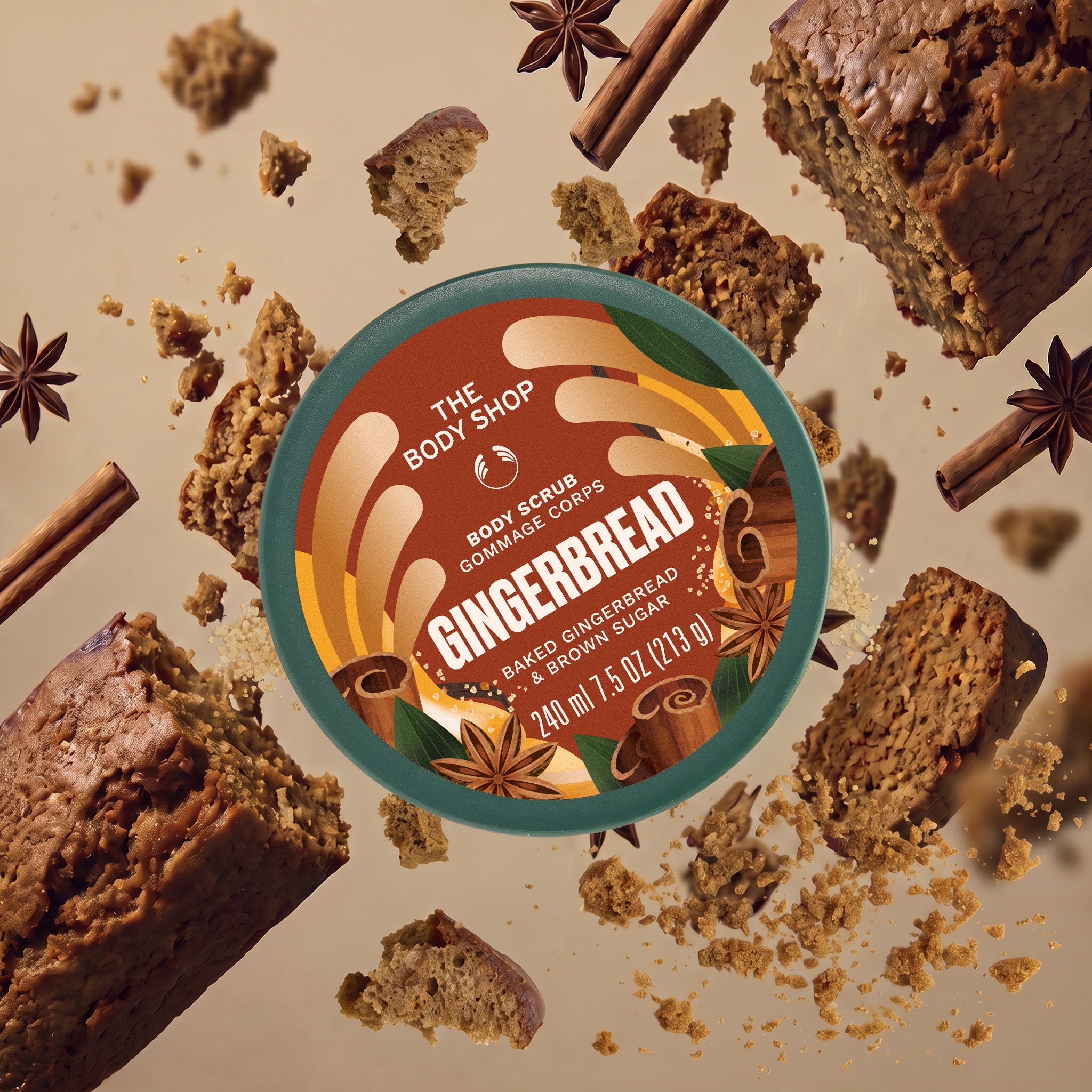 Baked Gingerbread & Brown Sugar Body Scrub