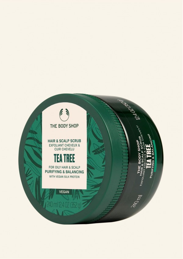 Exfoliant purificator & echilibrant pentru par & scalp Tea Tree 240 ml