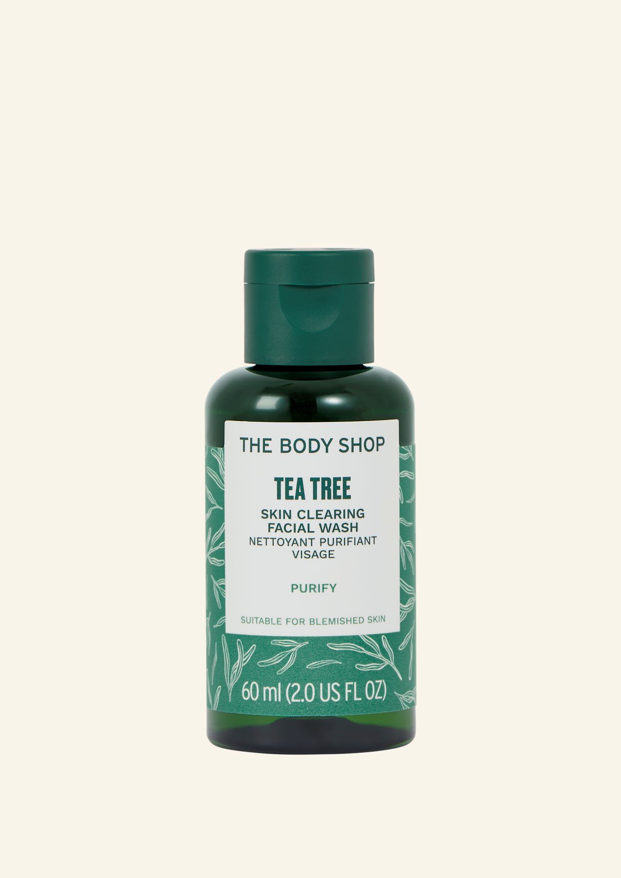 Lotiune pentru spalat tenul Tea Tree 60 ml