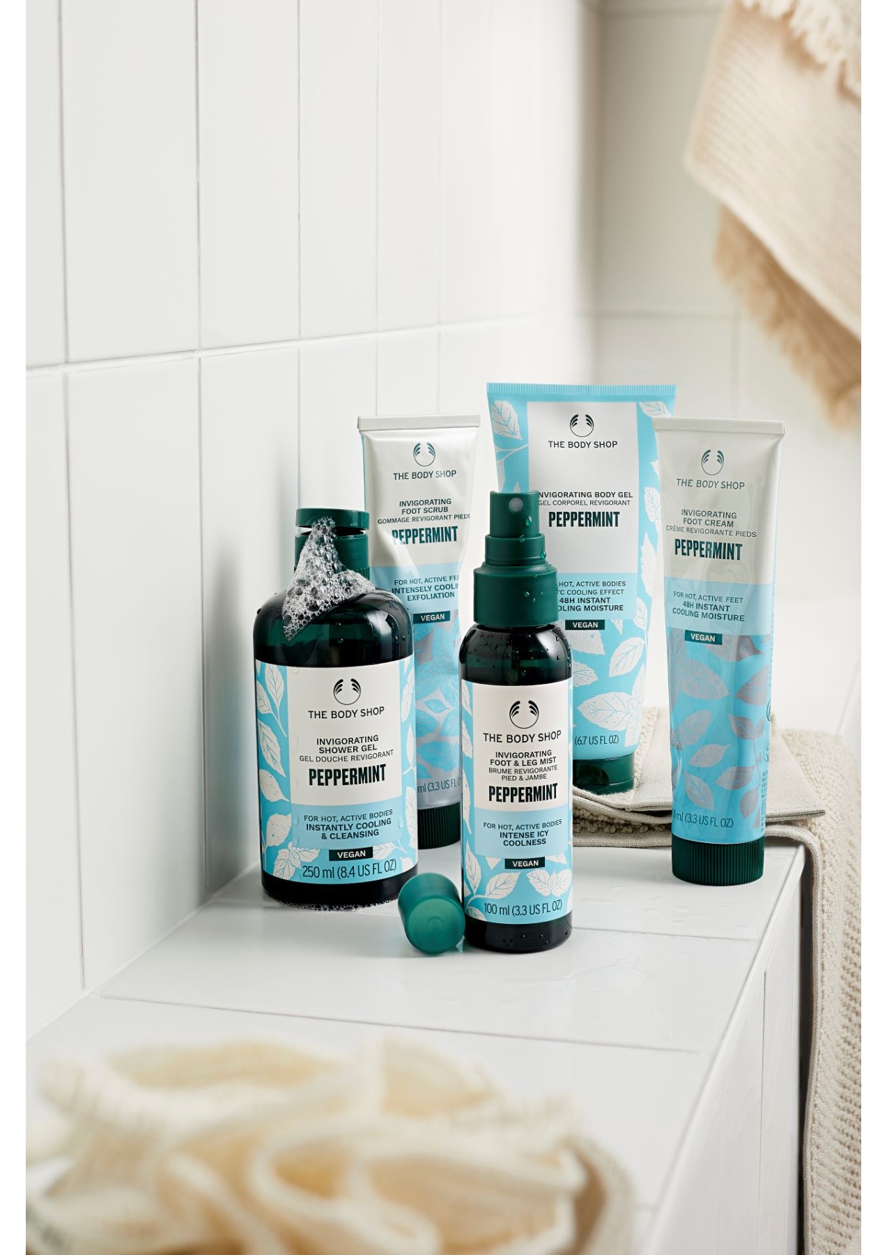 Gel de duș revigorant Peppermint 250 ml