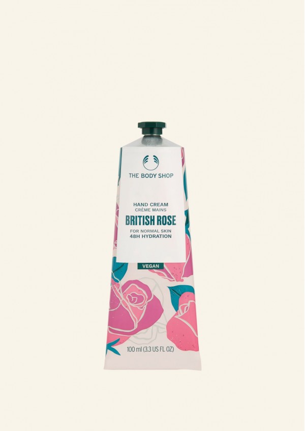 Crema pentru maini British Rose 100ml