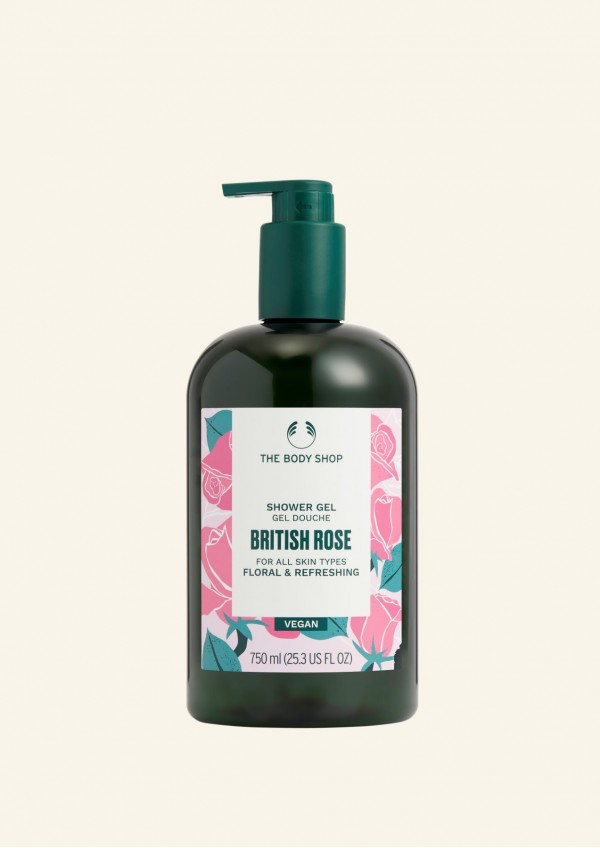 Gel de dus British Rose 750 ml