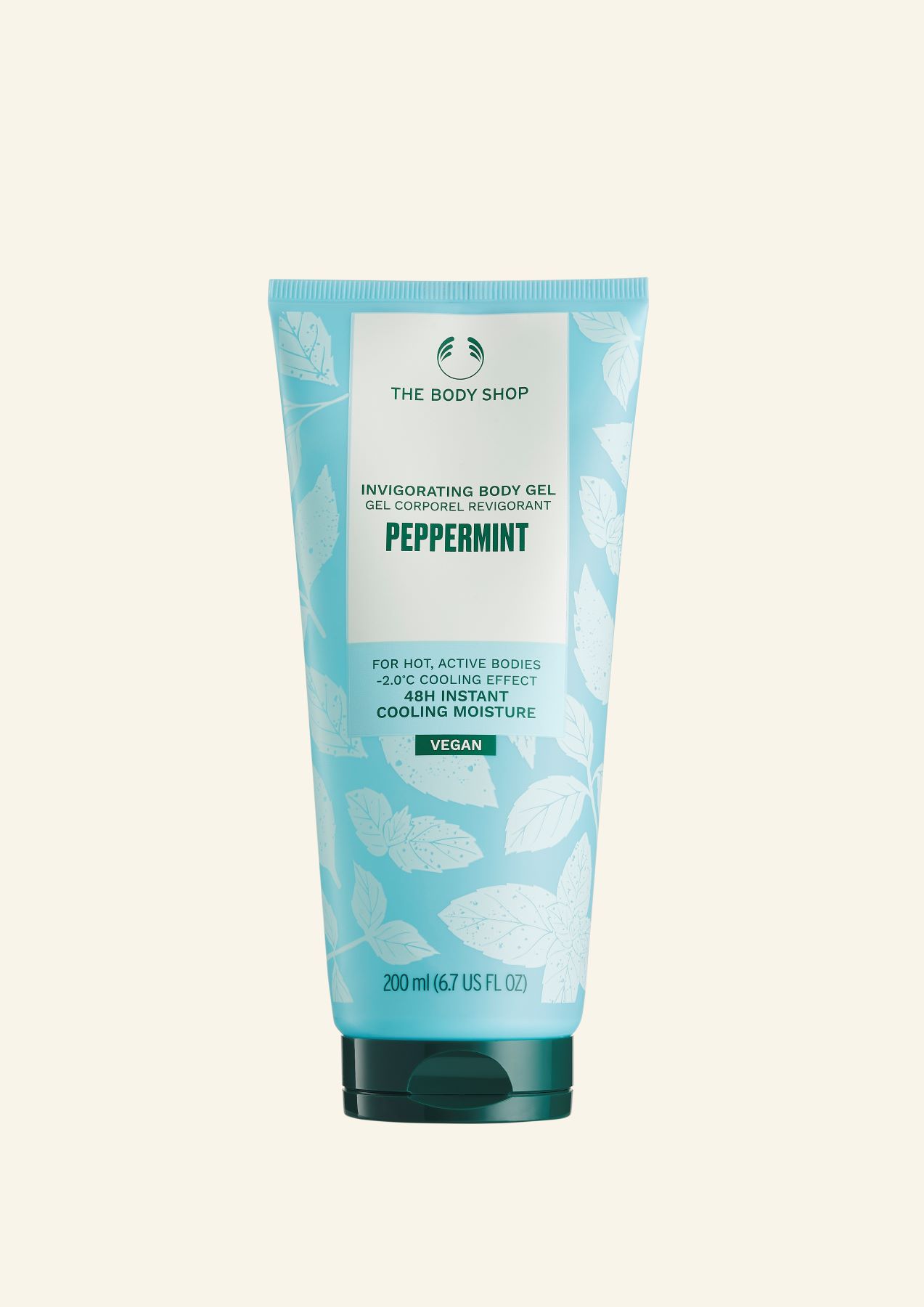 Gel de corp revigorant Peppermint 200 ml