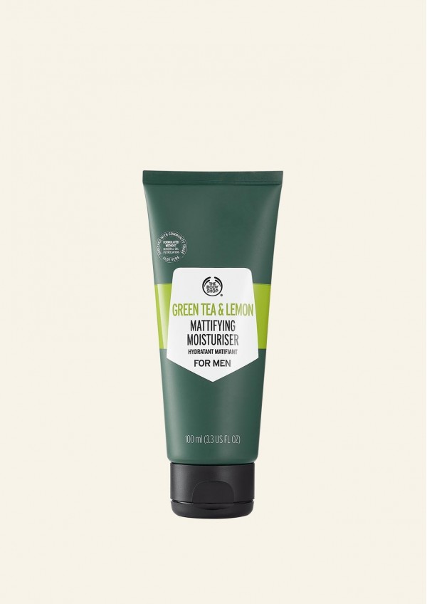 Hidratant matifiant pentru tenul barbatilor Green Tea & Lemon 100 ml