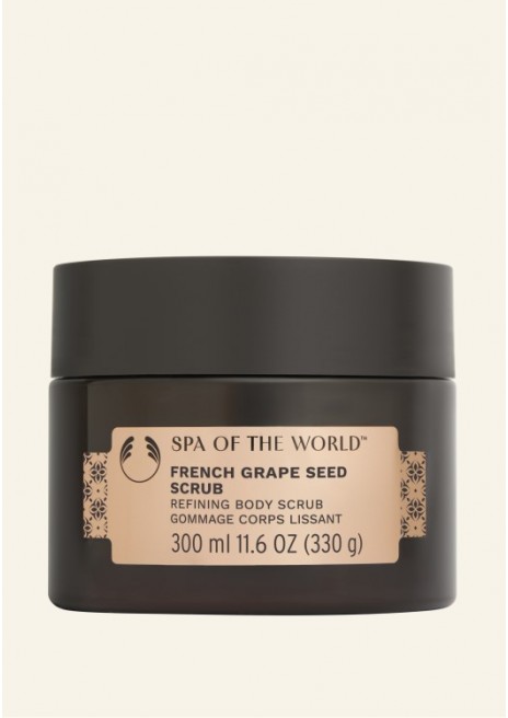 Exfoliant pentru corp Spa Of The World French Grape Seed 300 ml