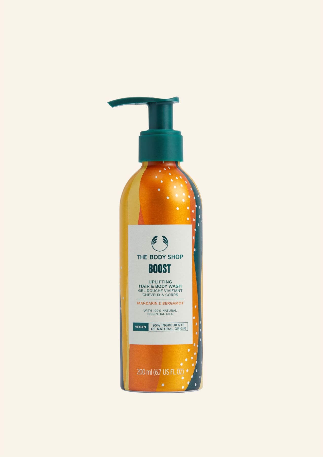 Gel de dus revigorant pentru par si corp Boost 200 ml